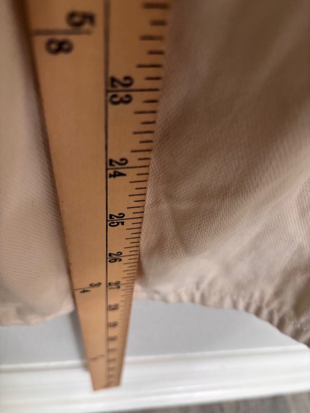 Banana Republic Ultra High-Rise Wide Leg Pants Beige Size 34/18 Casual - Picture 8 of 9